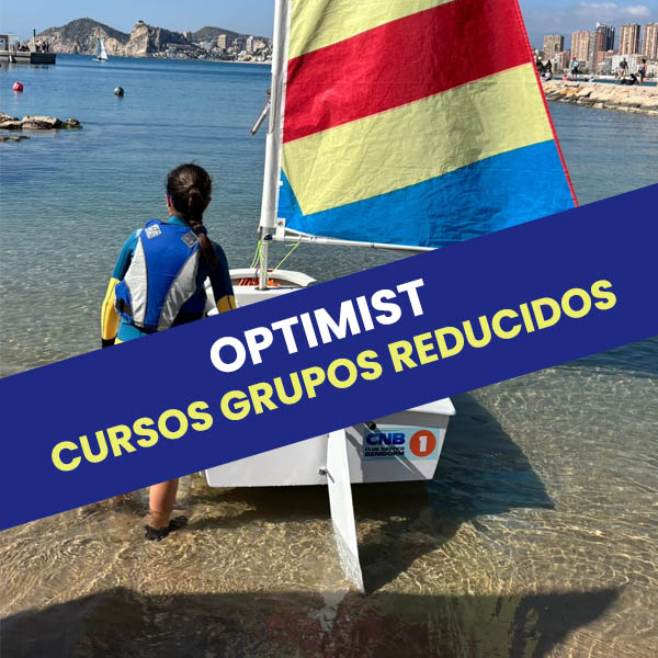 Curso 3 días Optimist (9 a 15 años)- LUNES-MIERCOLES-VIERNES 16.30- 19.30h (9 horas)