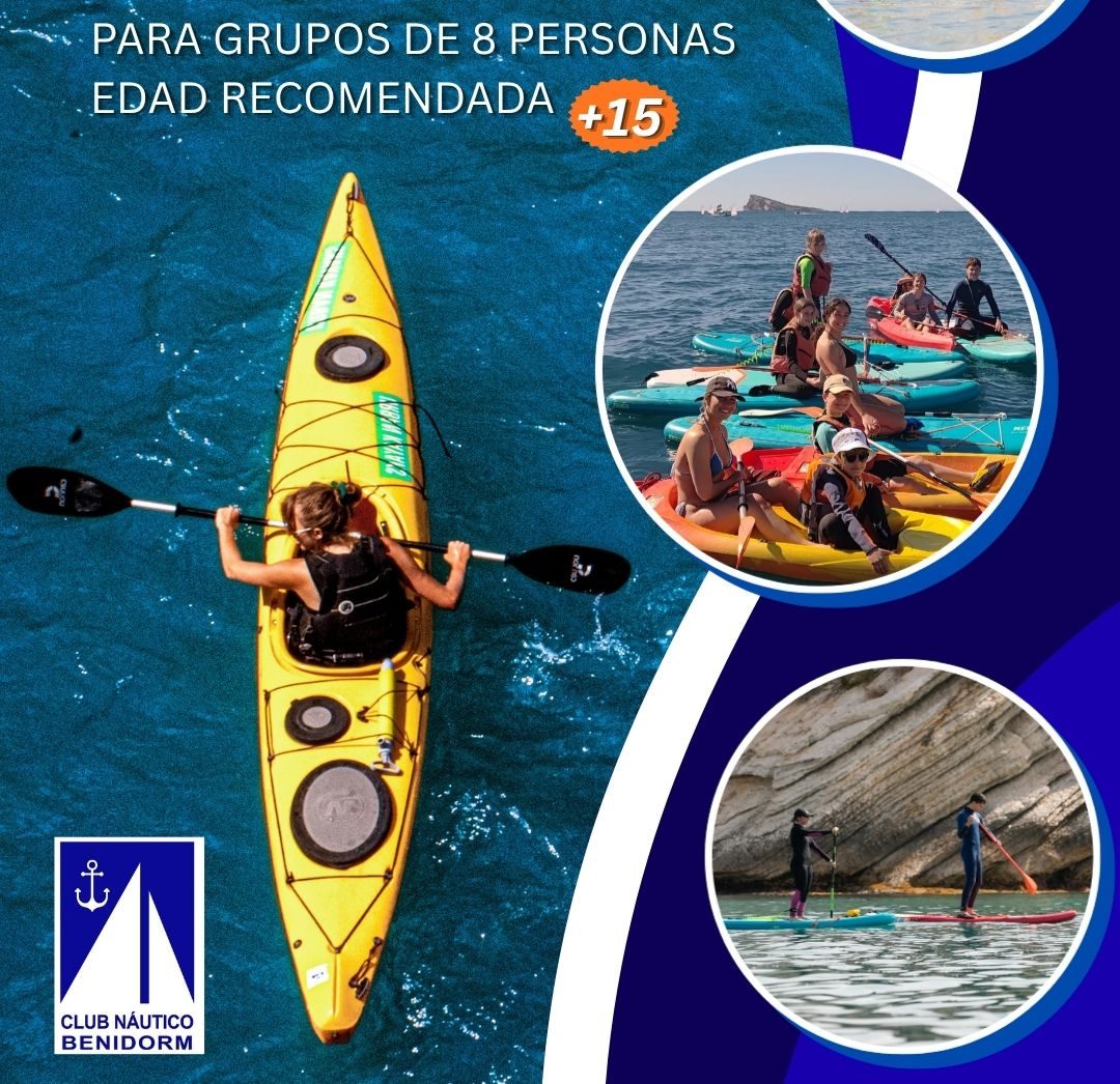 Curso por semanas Kayak/ Paddle Surf. Mes de AGOSTO
