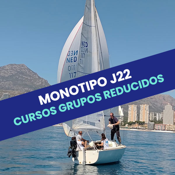 Salidas a Vela MONITIPO J22. ADULTOS +18 años (3 horas)